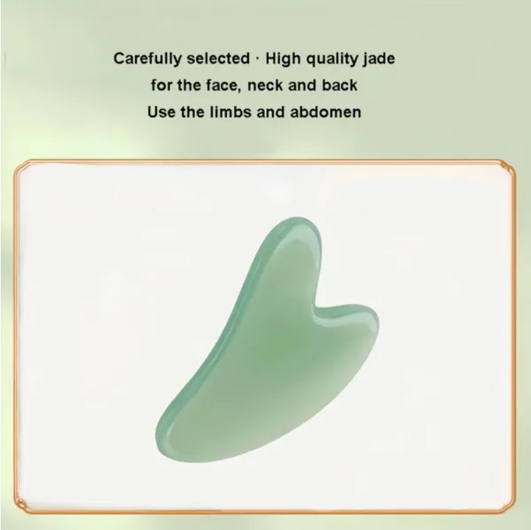 Gua Sha Facial & Body Massager (2-Pack Resin Facial Lifting Scraper Neck Anti Wrinkle Mass ager Tool