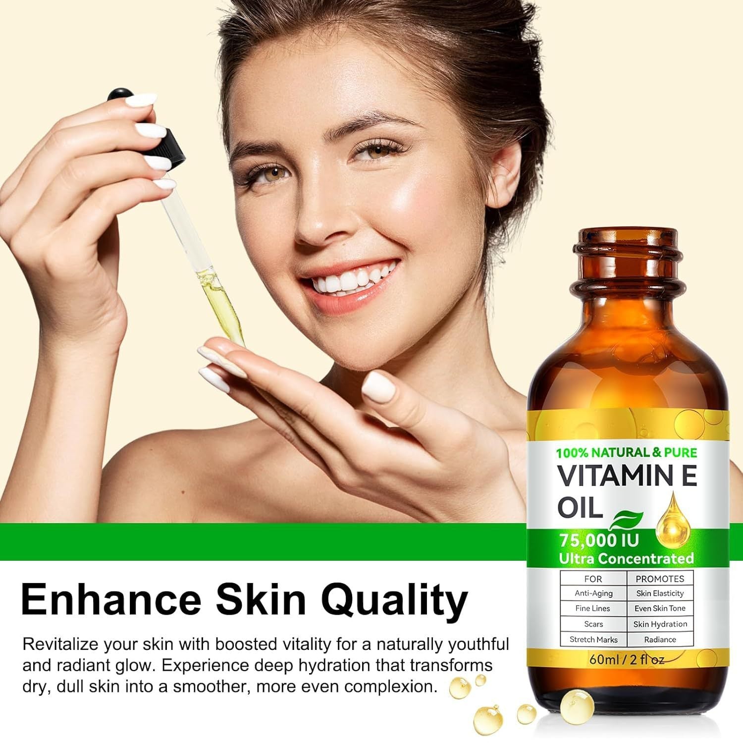 Vitamin E Oil for Face & Body – Moisturizing & Scar Repair