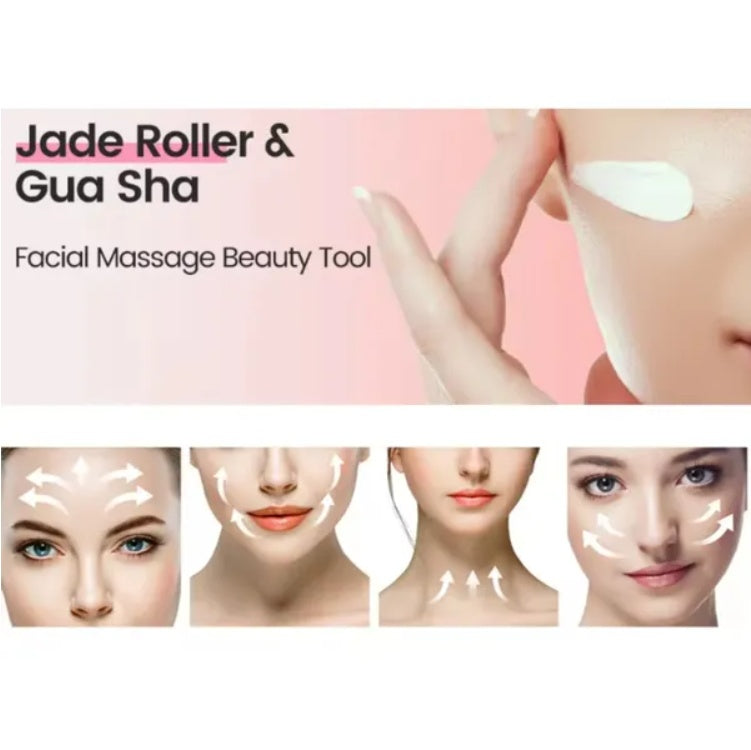 Gua Sha Facial & Body Massager (2-Pack Resin Facial Lifting Scraper Neck Anti Wrinkle Mass ager Tool